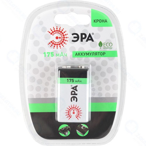 Аккумулятор ЭРА Крона 175 мАч, 1 шт (9V-1BL)