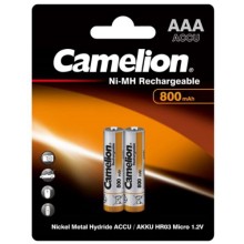 Аккумуляторы Camelion AAA 800 мАч, Ni-Mh, 2 шт Аккумуляторы Camelion AAA 800 мАч, Ni-Mh, 2 шт