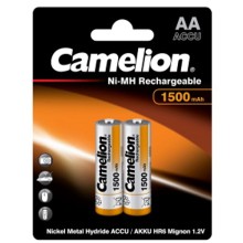 Аккумуляторы Camelion AA 1500 мАч, Ni-Mh, 2 шт Аккумуляторы Camelion AA 1500 мАч, Ni-Mh, 2 шт