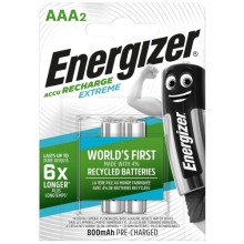 Аккумуляторы Energizer AAA 800 мАч, 2 шт (E300624302)