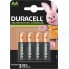 Аккумулятор Duracell АА (HR6) 2500 мАч, 4 шт (HR6-4BL)