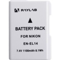 Аккумулятор для фотокамеры RAYLAB 1100 мАч (RL-ENEL14)