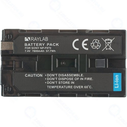 Аккумулятор для фотокамеры RAYLAB 7800 мАч (RL-F970)