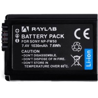 Аккумулятор для фотокамеры RAYLAB 1030 мАч (RL-FW50)