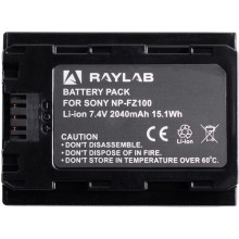 Аккумулятор для фотокамеры RAYLAB 2040 мАч (RL-FZ100)