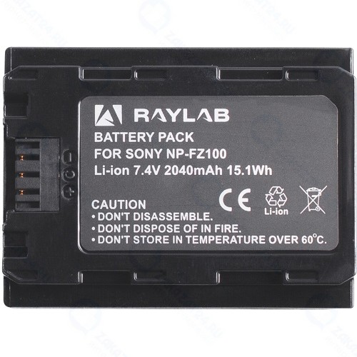 Аккумулятор для фотокамеры RAYLAB 2040 мАч (RL-FZ100)