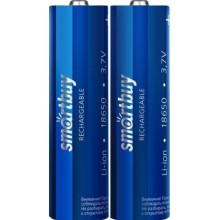 Аккумулятор Smartbuy Li-Ion 18650 2000 mAh, 2 шт (SBBR-18650-2S2000) Аккумулятор Smartbuy Li-Ion 18650 2000 mAh, 2 шт (SBBR-18650-2S2000)