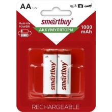 Аккумуляторы Smartbuy NiMh AA 1000 mAh, 2 шт (SBBR-2A02BL1000) Аккумуляторы Smartbuy NiMh AA 1000 mAh, 2 шт (SBBR-2A02BL1000)