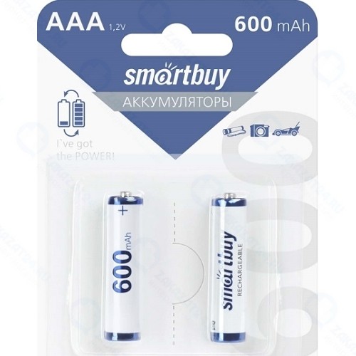 Аккумуляторы Smartbuy NiMh AAA 1100 mAh, 2 шт (SBBR-3A02BL1100)