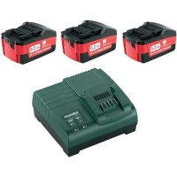 Набор аккумуляторов Metabo 18В 5.2Ач Li-Ion Basic Set 5.2 x3 (685048000)
