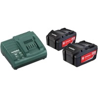 Набор аккумуляторов Metabo 18В 5.2Ач Li-Ion Basic Set 5.2 x2 (685051000)