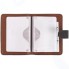 Визитница однорядная GALANT Contract на 24 карты, коричневая (235397)