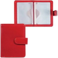 Визитница однорядная GALANT Ritter на 24 карты, бордовая (235399)