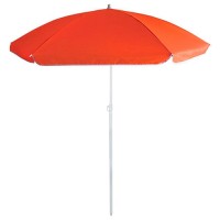 Пляжный зонт ECOS BU-65, диаметр 145 см, складная штанга 170 см, оранжевый