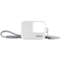 Силиконовый чехол с ремешком GoPro White (ACSST-002)
