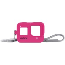 Чехол для экшн-камер GoPro Sleeve + Lanyard для Hero 8 Neon Pink (AJSST-007)