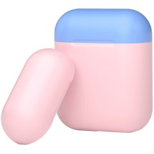 Чехол Deppa для Apple AirPods, розовый/голубой (47023)