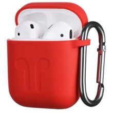 Чехол EVA 1/2 с карабином для AirPods Red (CBAP01R)