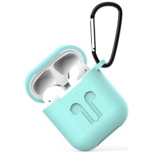 Чехол EVA 1/2 с карабином для AirPods Teal (CBAP01TQ)