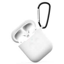 Чехол EVA 1/2 с карабином для AirPods, прозрачный (CBAP01TR)