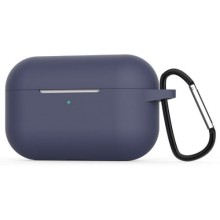 Чехол EVA 1/2 с карабином  для AirPods Blue (CBAP302BL)