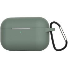 Чехол EVA 1/2 с карабином для AirPods Green (CBAP302GR)