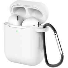 Чехол EVA 1/2 с карабином для AirPods Black (CBAP40B)