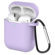 Чехол EVA 1/2 с карабином для AirPods Violet (CBAP40PR)