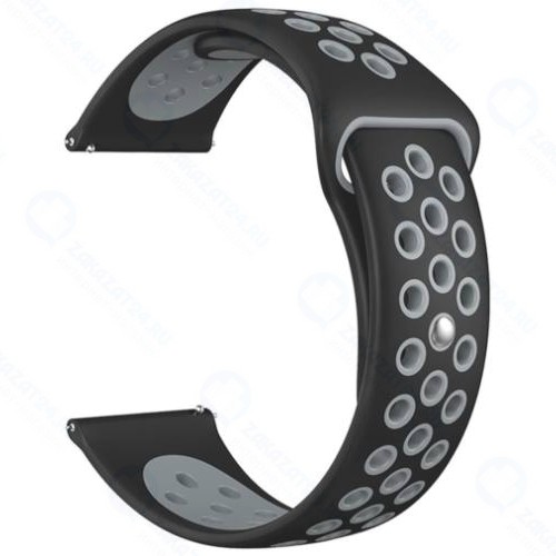 Ремешок LYAMBDA Alioth, универсальный, 20mm Black/Grey (DS-GS-03-20-BG)