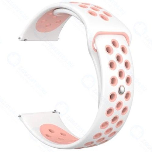 Ремешок LYAMBDA Alioth, универсальный, 20mm White/Pink (DS-GS-03-20-PK)