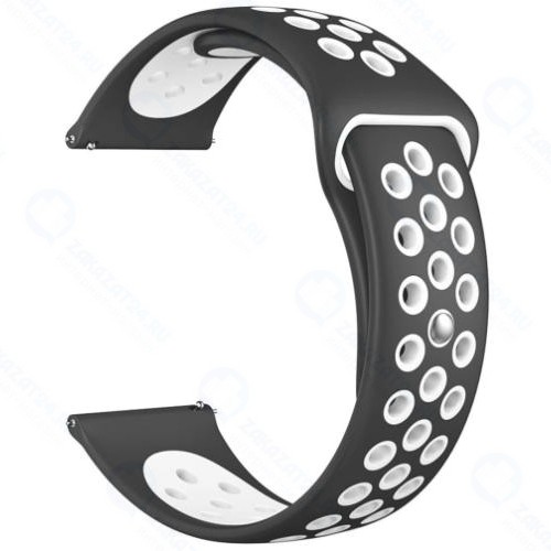 Ремешок LYAMBDA Alioth, универсальный, 20mm Black/White (DS-GS-03-20-WB)