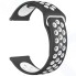 Ремешок LYAMBDA Alioth, универсальный, 20mm Black/White (DS-GS-03-20-WB)