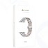 Ремешок LYAMBDA Cetus для Apple Watch 38/40mm Silver/Gold (DSG-25-40-SR)