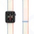 Ремешок LYAMBDA Vega для Apple Watch 42/44mm White Milk/Blue/Orange (DSN-01-44-67)