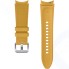 Ремешок Samsung Hybrid Leather Watch4 Classic S/M, горчичный (ET-SHR88SYEGRU)