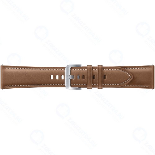 Ремешок Samsung Stitch Leather Band для Galaxy Watch3 45мм, коричневый (ET-SLR84LAEGRU)