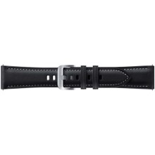 Ремешок Samsung Stitch Leather Band Galaxy Watch3 41мм, черный (ET-SLR85SBEGRU)
