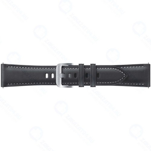 Ремешок Samsung Stitch Leather Band Galaxy Watch3 41мм, черный (ET-SLR85SBEGRU)