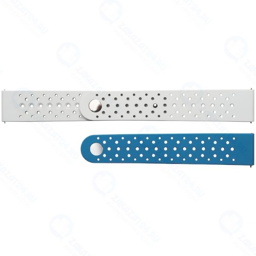 Ремешок Samsung Braloba Active Rubber для Galaxy Watch Active/Watch 42мм Blue/Gray (GP-XVR500BRBLW)