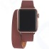 Ремешок InterStep Stylish для Apple Watch 38mm/40mm, натуральная кожа, бордовый (HWE-AWB40STY-NP0006O-K400)