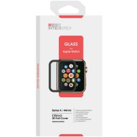Защитное стекло с рамкой 3D InterStep для Apple Watch Series 4 44mm (IS-TG-APWA4443B-000B202)