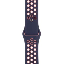 Ремешок Apple для Apple Watch 44mm Blue Black/Bright Mango Nike Sport Band (MG3X3ZM/A) Ремешок Apple для Apple Watch 44mm Blue Black/Bright Mango Nike Sport Band (MG3X3ZM/A)