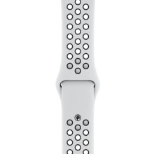 Ремешок Apple для Apple Watch 44mm Pure Platinum/Black Nike Sport Band S/M&M/L (MX8F2ZM/A) Ремешок Apple для Apple Watch 44mm Pure Platinum/Black Nike Sport Band S/M&M/L (MX8F2ZM/A)