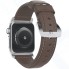 Ремешок Nomad Traditional Strap для Apple Watch 44/42mm Dark Brown/Silver (NM1A4RST00)