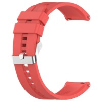 Ремешок Red Line универсальный, силиконовый, рельефный, 22 mm Red (УТ000025262)