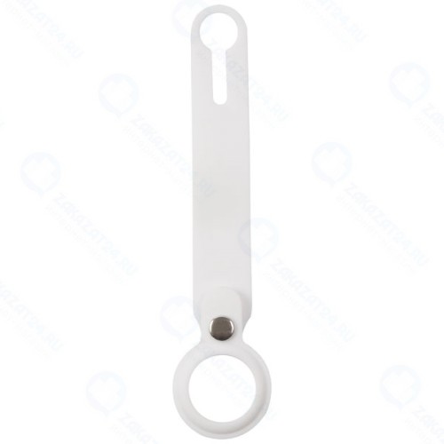 Подвеска RED-LINE для Apple AirTag, силиконовая, с зажимом, белая (УТ000025911)