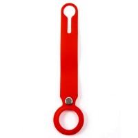Подвеска RED-LINE для Apple AirTag, силиконовая, с зажимом, красная (УТ000025912)