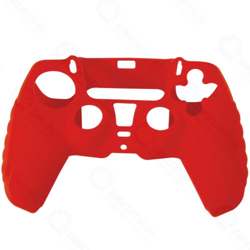 Чехол для геймпада RED-LINE с накладками на стики, красный (HS-PS5304C)