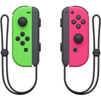 Набор контроллеров Nintendo Switch Joy-Con Pair, 2 шт, неоновый зеленый/неоновый розовый