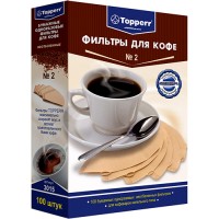Фильтры для кофе Topperr 3015 №2, 100 шт.